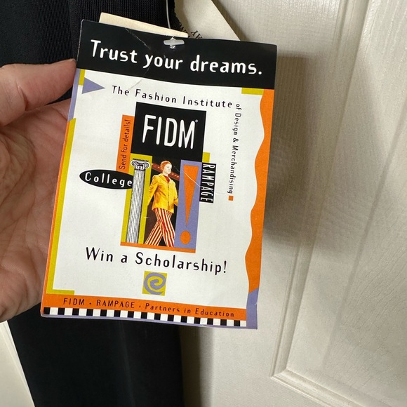 Vintage Y2K Rampage Stretchy Knit Maxi Dress Sheer Waist Halter Neckline Size 7 - Picture 14 of 14